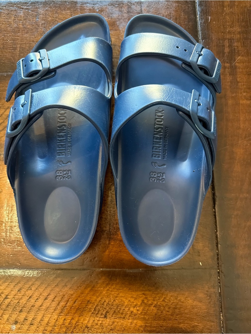 Birkenstock Unisex Blue EVA Arizona Two-Strap Sandals